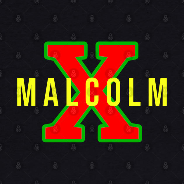 Malcolm X - Pan African Colors by UrbanLifeApparel