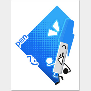 BFDI Pen (Shikaku Pack) Posters and Art