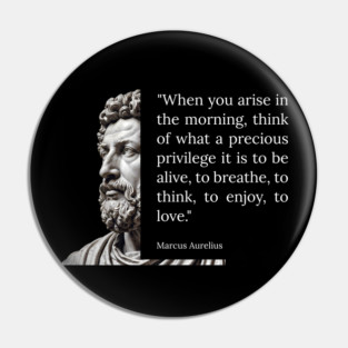 Timeless Marcus Aurelius Quotes - Inspirational Wisdom Collection Pin