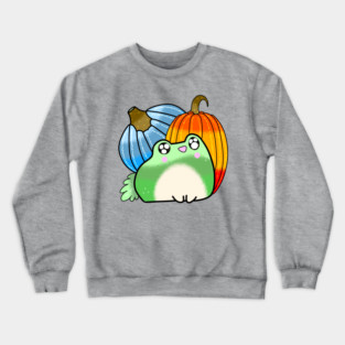 Halloween froggy pumpkin spooky season Crewneck Sweatshirt