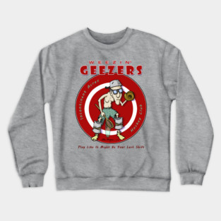 Weezin' Geezers Hockey Club - Goalie Crewneck Sweatshirt
