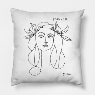 Picasso Head of a Woman Pillow