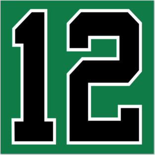 Number 12 Posters and Art