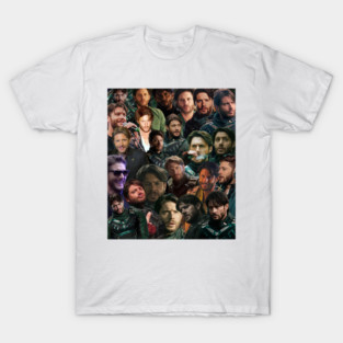 Jensen Ackles Photo Collage Fan Art T-Shirt