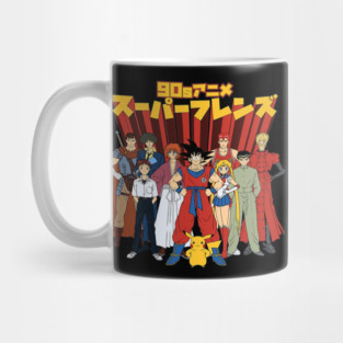 90s Anime Friends Mug