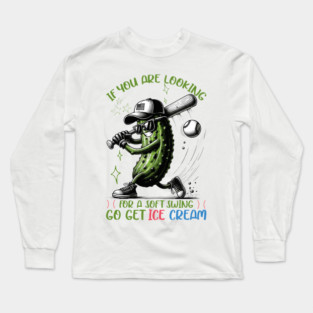 Funny Baseball Player Baseball Lover Long Sleeve T-Shirt