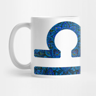 Libra Paisley Zodiac Sign Mug