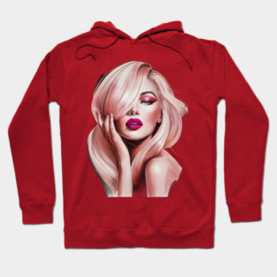 Sexy lips women Hoodie