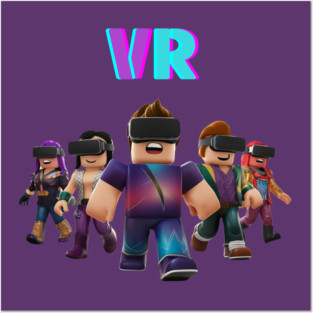 Roblox VR - Gril and Boy Posters and Art