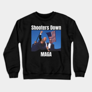 trump shot assassination Crewneck Sweatshirt