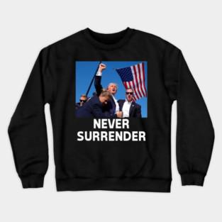 trump shot assassination Crewneck Sweatshirt