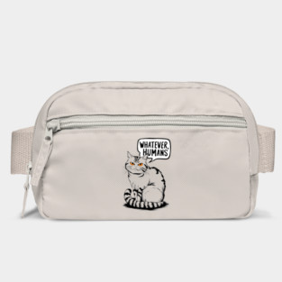 Whatever Humans Sarcastic Cat Bag