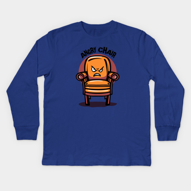 ANGRY CHAIR Kids Long Sleeve T-Shirt by artslaves