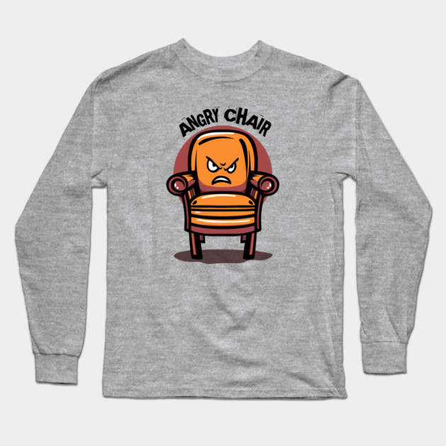 ANGRY CHAIR Long Sleeve T-Shirt by artslaves