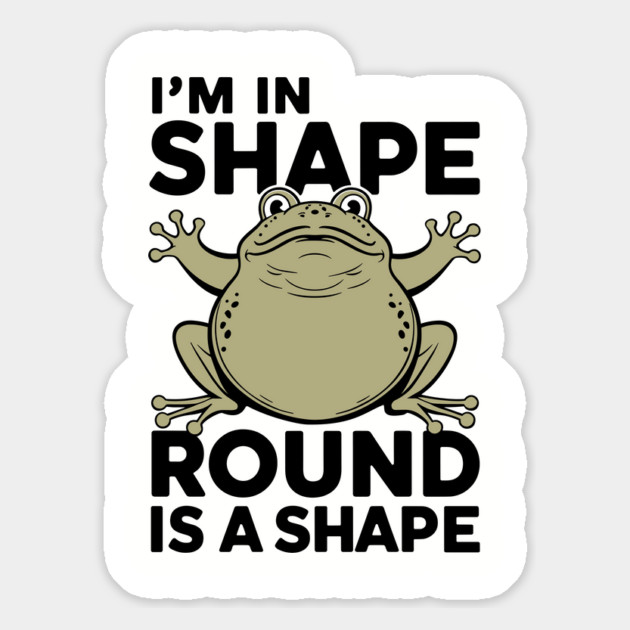 Big Round Chubby Frog Sarcasm Magnet by Anticorporati