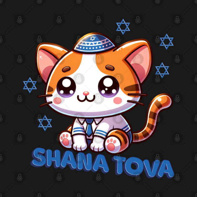 Cute Kitty Shana Tova by HolidayBug