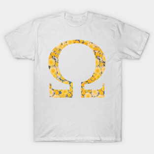 Omega Sunflower Sticker T-Shirt