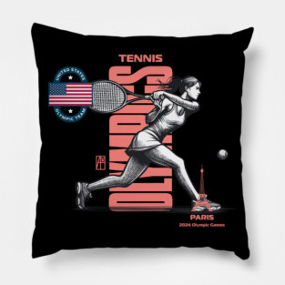 PARIS - Team USA - OLYMPICS 2024- TENNIS - 3 Pillow