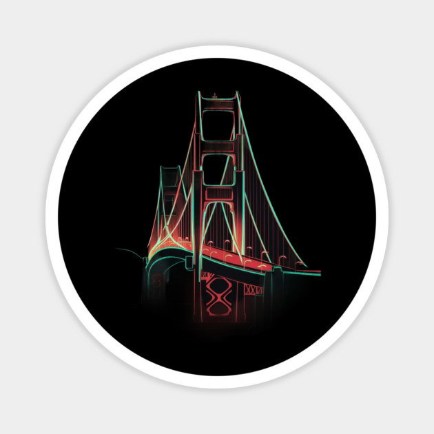 Golden Gate Bridge Magnet by animegirlnft