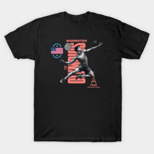 PARIS - Team USA - OLYMPICS 2024 - BADMINTON - 1 T-Shirt