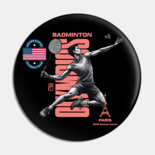 PARIS - Team USA - OLYMPICS 2024 - BADMINTON - 1 Pin