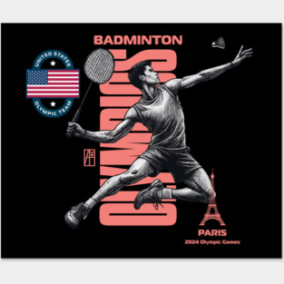 PARIS - Team USA - OLYMPICS 2024 - BADMINTON - 1 Posters and Art