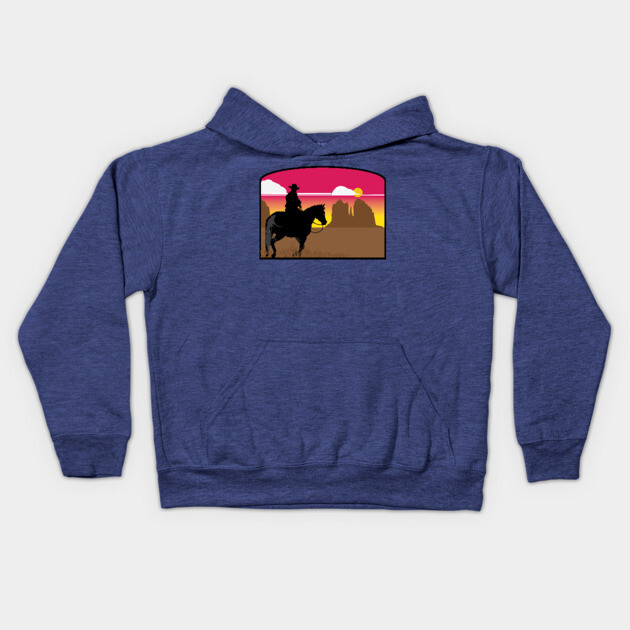 Arizona Cowboy Kids Hoodie by DickinsonDesign