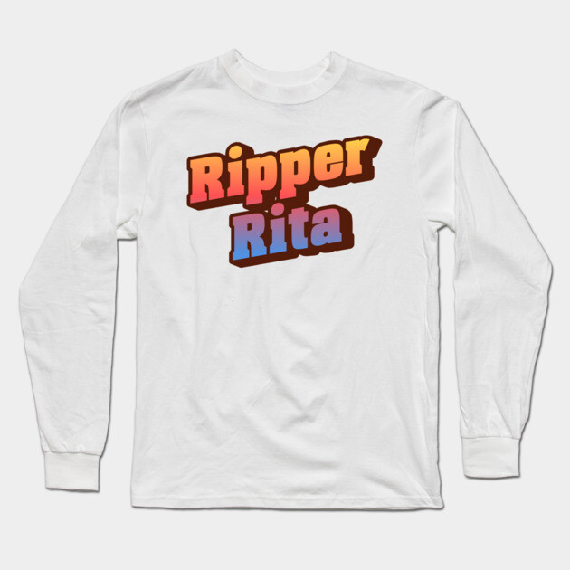 Ripper Rita Long Sleeve T-Shirt by Timeless Chaos