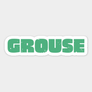 Grouse Sticker