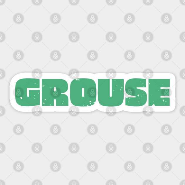 Grouse Sticker by Timeless Chaos