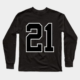 Number 21 Long Sleeve T-Shirt