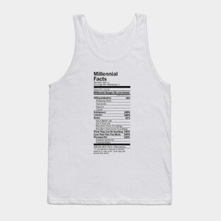 Millennial Facts Tank Top
