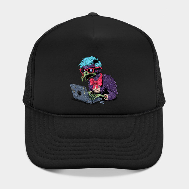 Zombie Computer Crow by H. R. Sinclair