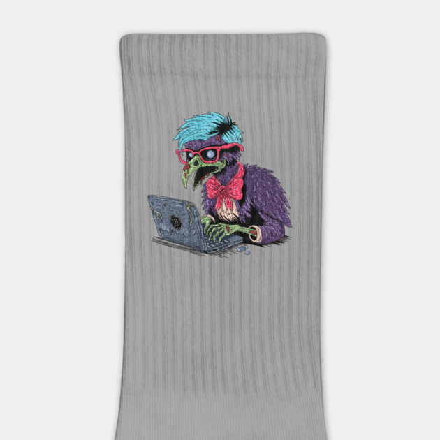 Zombie Computer Crow by H. R. Sinclair