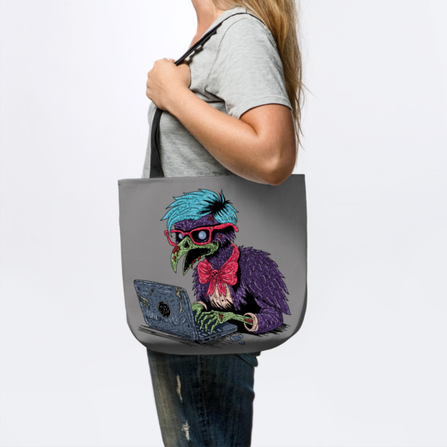 Zombie Computer Crow by H. R. Sinclair