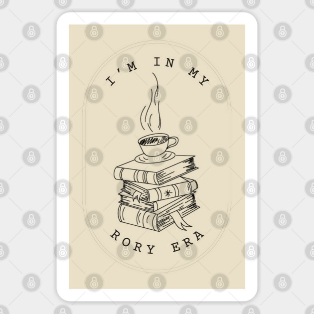 In my Rory era / book lover Sticker by Stars Hollow Mercantile