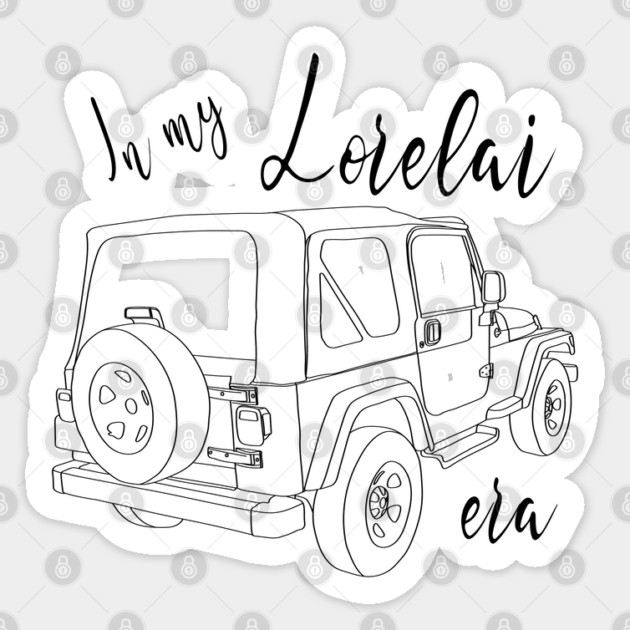 In my Lorelai era Sticker by Stars Hollow Mercantile
