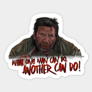 The Edge: What One Man Can Do Sticker