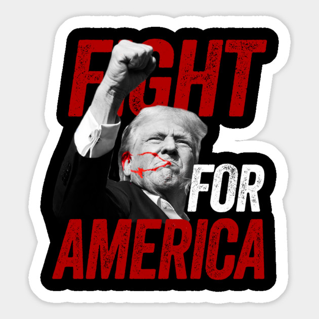 President Trump 2024 Fight For America Magnet by belownormal