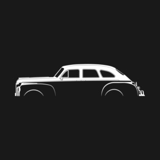 Custom Town Sedan (1941) Silhouette T-Shirt