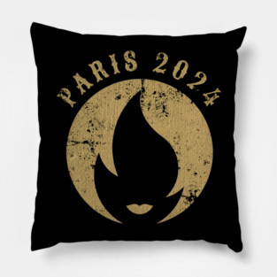 Olympics 2024 Paris - vintage Pillow