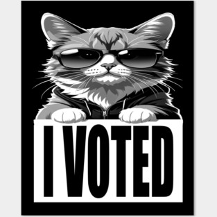 I VOTED. Posters and Art