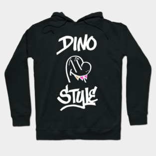 Dino Style B&W Hoodie