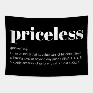 Priceless - Know Your Worth Tapestry
