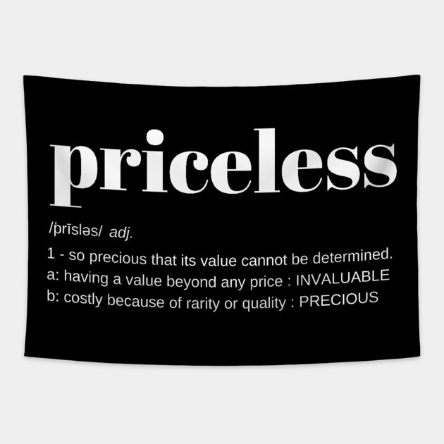 Priceless - Know Your Worth Tapestry by UrbanLifeApparel