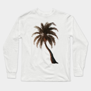 A Single Palm Tree Long Sleeve T-Shirt