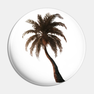 A Single Palm Tree Pin
