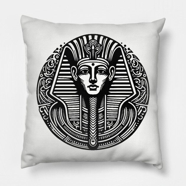 Osiris Egyptian Pharoah Pillow by UrbanLifeApparel