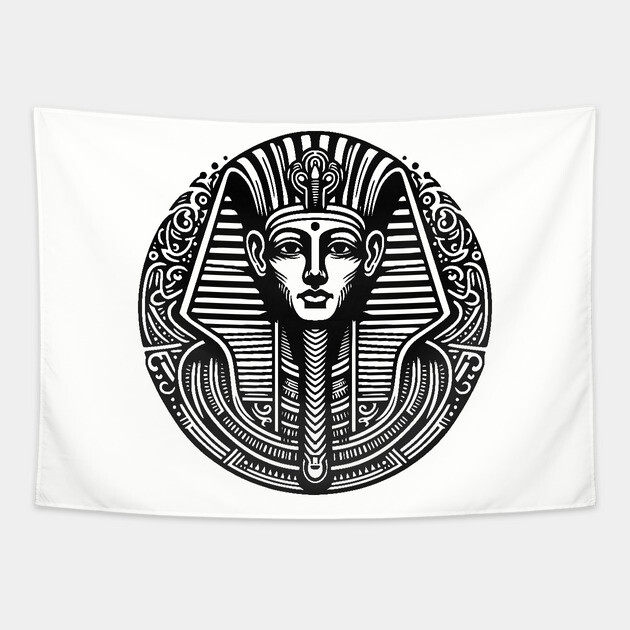Osiris Egyptian Pharoah Tapestry by UrbanLifeApparel