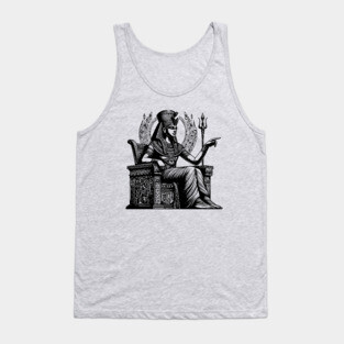 Osiris Egyptian god Pharoah Tank Top